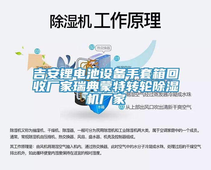 吉安鋰電池設備手套箱回收廠家瑞典蒙特轉輪亚洲深夜福利廠家