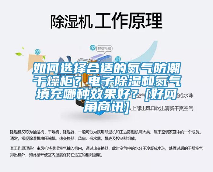 如何選擇合適的氮氣防潮幹燥櫃？電子除濕和氮氣填充哪種效果好？[好網角商訊]